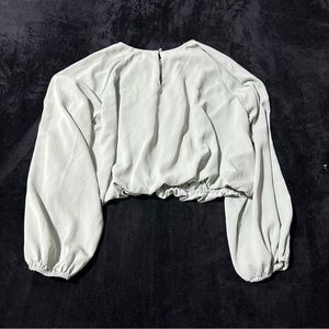 H&M Elegant White Blouse with Long Sleeves